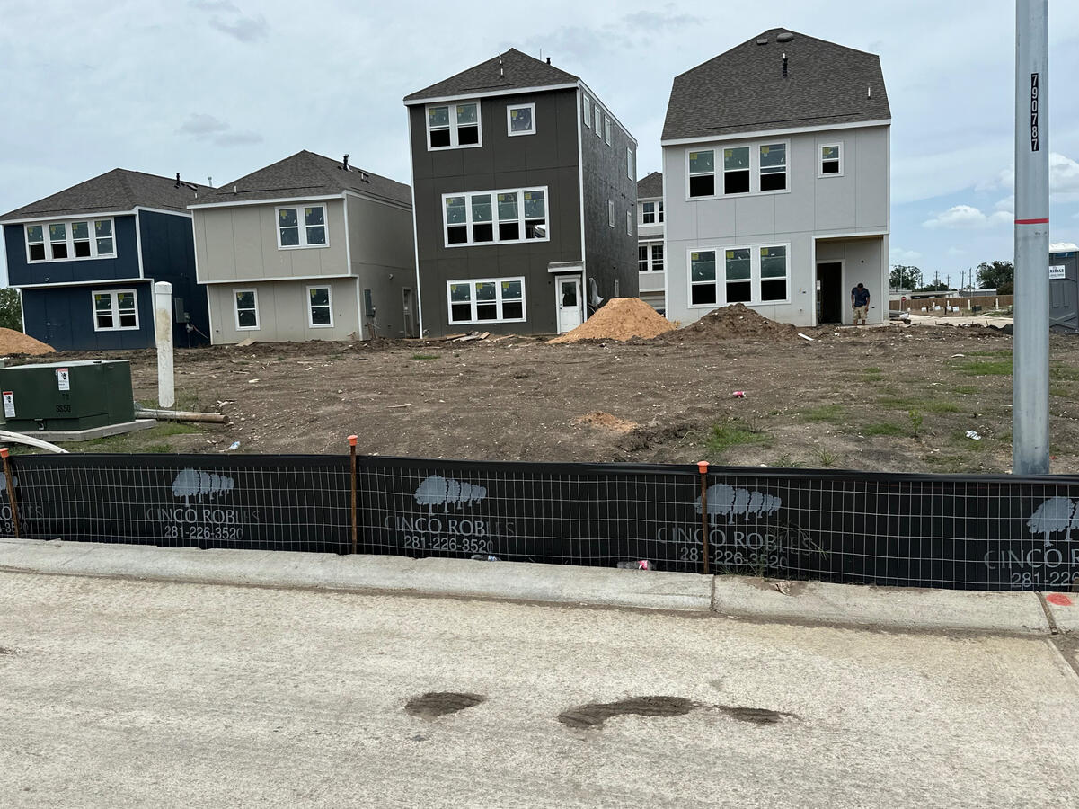 silt fence house silt fence house